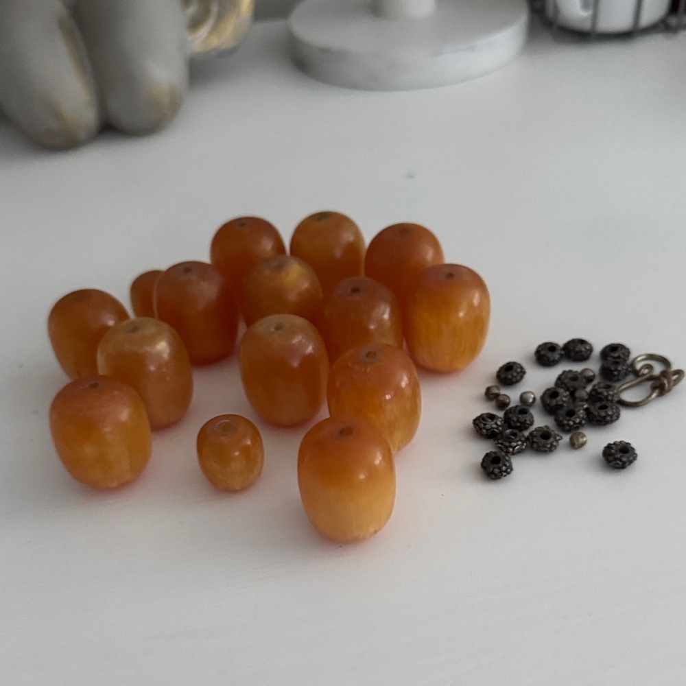 Jewelry Making Kit Chunky Bulky Beads with Metal Spacers - Picture 4 of 6